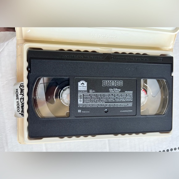 VCR tape movie DUMBO DISNEY vintage - Picture 4 of 5
